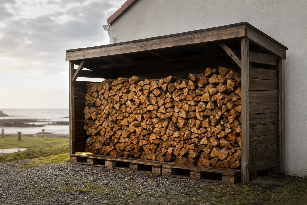 Bois de chauffage à Saint-Nazaire : choisir, livrer, stocker